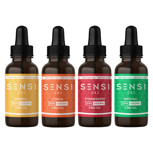 Sensi CBD 5000mg CBD Oil Tincture - 30ml (BUY 1 GET 1 FREE) | The CBD Hut