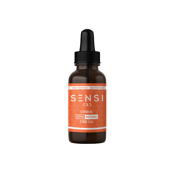 Sensi CBD 5000mg CBD Oil Tincture - Citrus (BUY 1 GET 1 FREE) | The CBD Hut