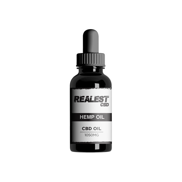 Realest CBD 1050mg CBD Hemp Oil - 30ml (BUY 1 GET 1 FREE) | The CBD Hut