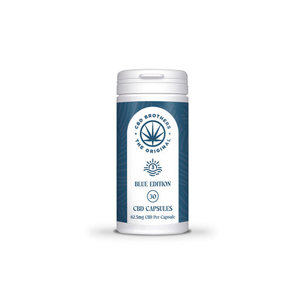 CBD Brothers Blue Edition 1875mg CBD/CBDA Capsules - 30 Caps | The CBD Hut