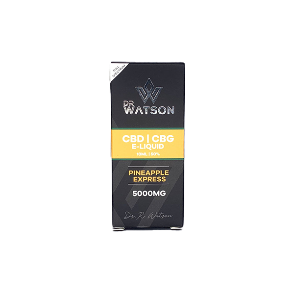 Dr Watson 5000mg CBD E-Liquid Pineapple Express - 10ml | The CBD Hut
