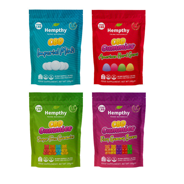 Hempthy 300mg CBD Gummies - 30 Pieces | The CBD Hut