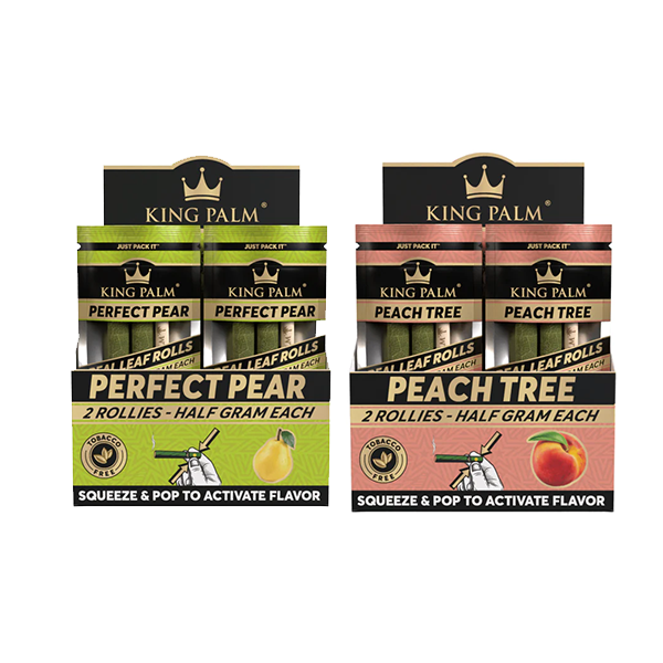King Palm 0.5g Flavoured Wrap Rollies - 20 Pack Display | The CBD Hut