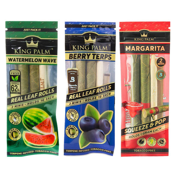 King Palm Mini 1G Rolls - 2 Pack | The CBD Hut