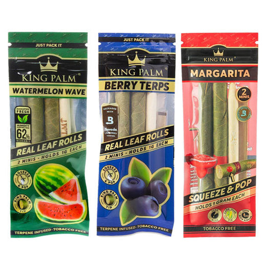 King Palm Mini 1G Rolls - 2 Pack | The CBD Hut