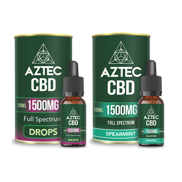 Aztec 1500mg CBD Hemp Oil - 10ml | The CBD Hut