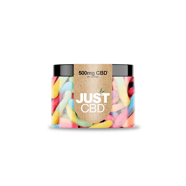 Just CBD 500mg Gummies - Gummy Worms | The CBD Hut