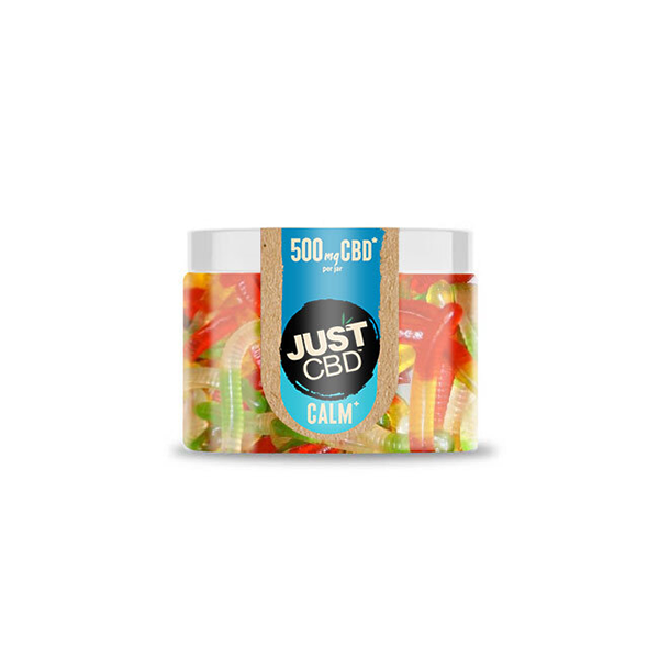 Just CBD 500mg Gummies - Sugar Free Gummy Worms | The CBD Hut