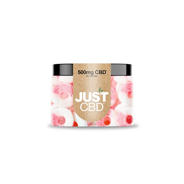 Just CBD 500mg Gummies - Watermelon Rings | The CBD Hut