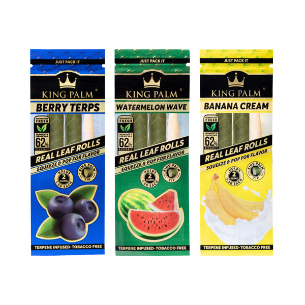 King Palm Flavoured Slim 1.5G Rolls - 2 Pack | The CBD Hut