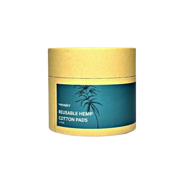 Voyager Reusable Hemp Make Up Pads - 16 Pads | The CBD Hut