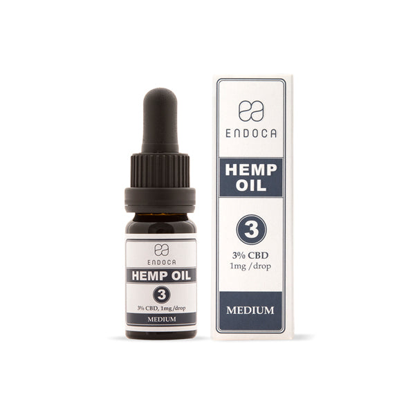 Endoca 300mg CBD Hemp Oil Drops 10ml | The CBD Hut
