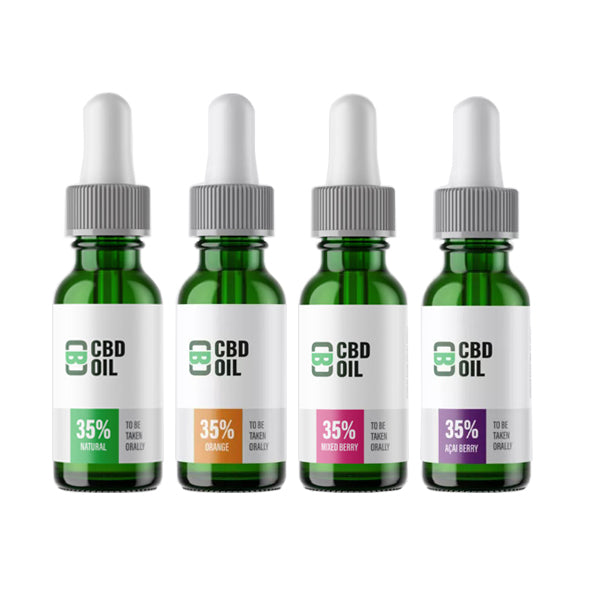 CBD Asylum 35% 3500mg CBD Oil - 10ml (BUY 1 GET 2 FREE) | The CBD Hut
