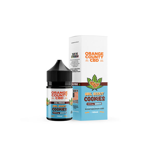 Orange County Cali Range 1500mg CBD E-Liquid - 50ml - Girl Scout Cookies | The CBD Hut