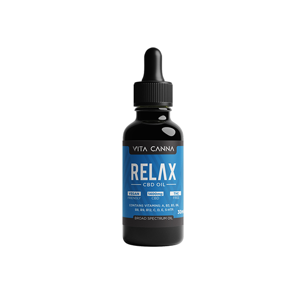 Vita Canna 1400mg Functional CBD C8 MCT Oil - 30ml - Relax | The CBD Hut