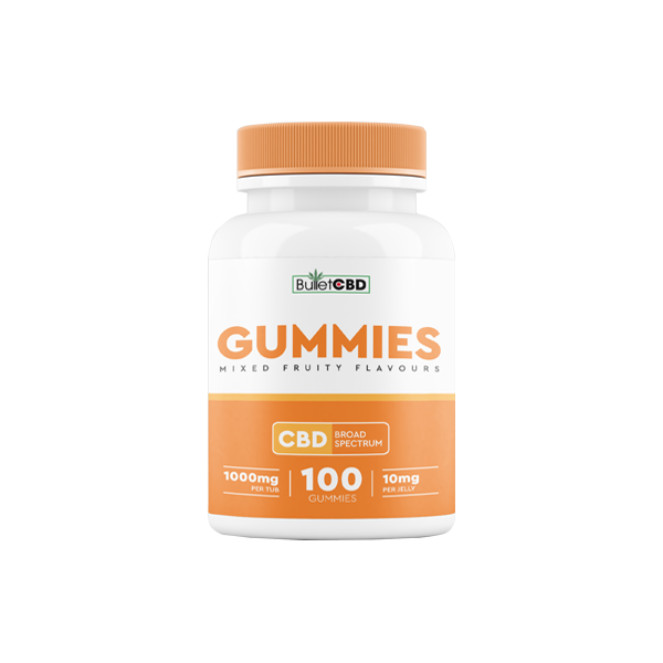 Bullet CBD 1000mg Broad Spectrum CBD Gummies - 100 Pieces | The CBD Hut