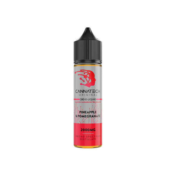 Cannatech 2000mg CBD E-liquid - Pineapple & Pomegranate | The CBD Hut