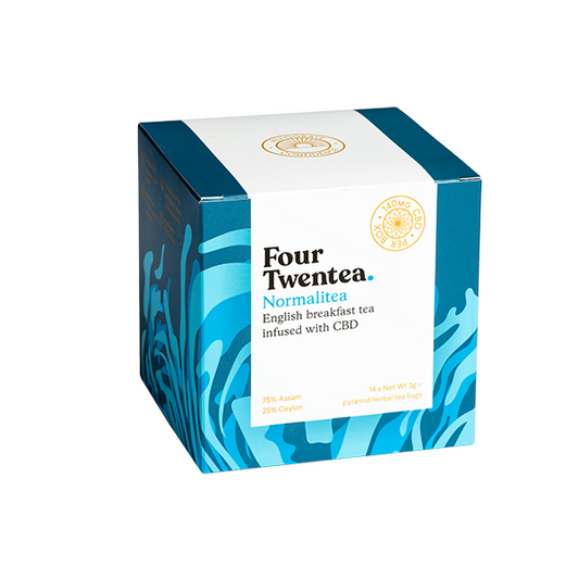 Four Twentea English Breakfast 10mg CBD Tea - Normalitea | The CBD Hut
