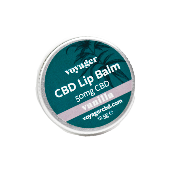 Voyager 50mg CBD Nourish and Protect Lip Balm - 12.5g - Vanilla | The CBD Hut