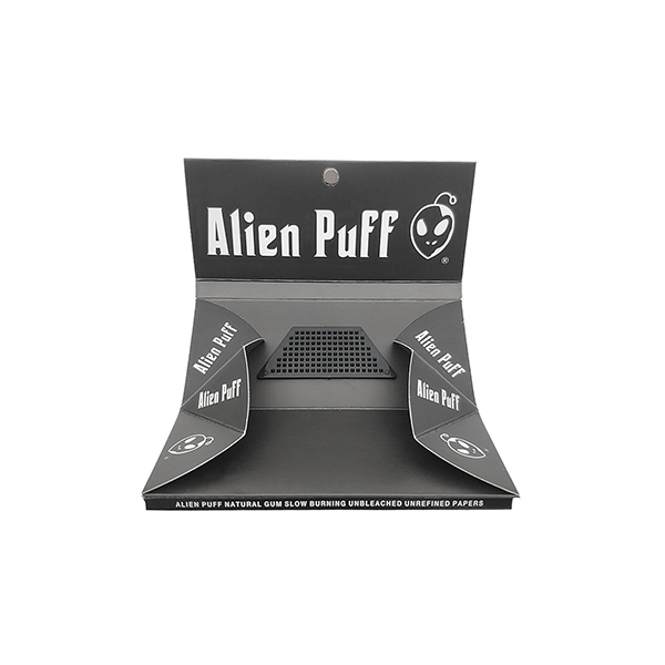 Alien Puff 4‑in‑1 Kit – King‑Size Papers, Tips, Tray & Grinder set | The CBD Hut