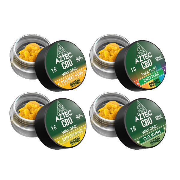 Aztec CBD 900mg CBD Wax/Crumble - 1g | The CBD Hut