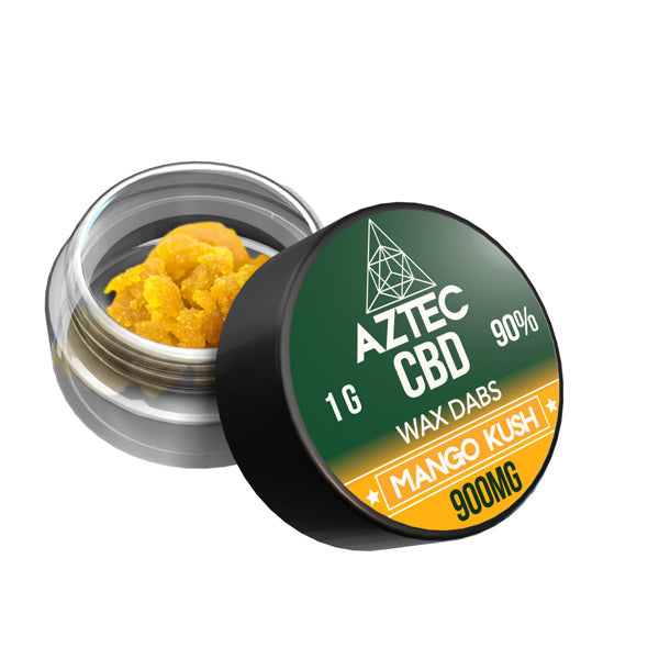 Aztec CBD 900mg CBD Wax/Crumble - Mango Kush | The CBD Hut