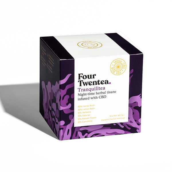 Four Twentea Herbal 10mg CBD Tea - Tranquilitea | The CBD Hut