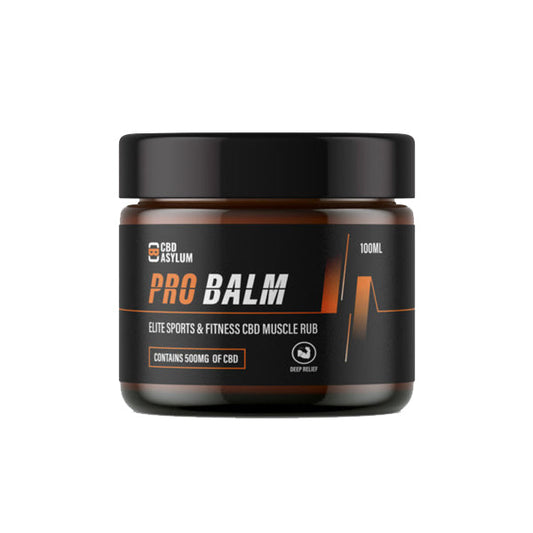 CBD Asylum 500mg CBD Pro Balm - 100ml (BUY 1 GET 2 FREE) | The CBD Hut