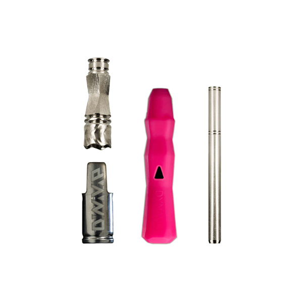 Dynavap The B Battery Free Dry Herb Vaporiser - Pink - parts | The CBD Hut