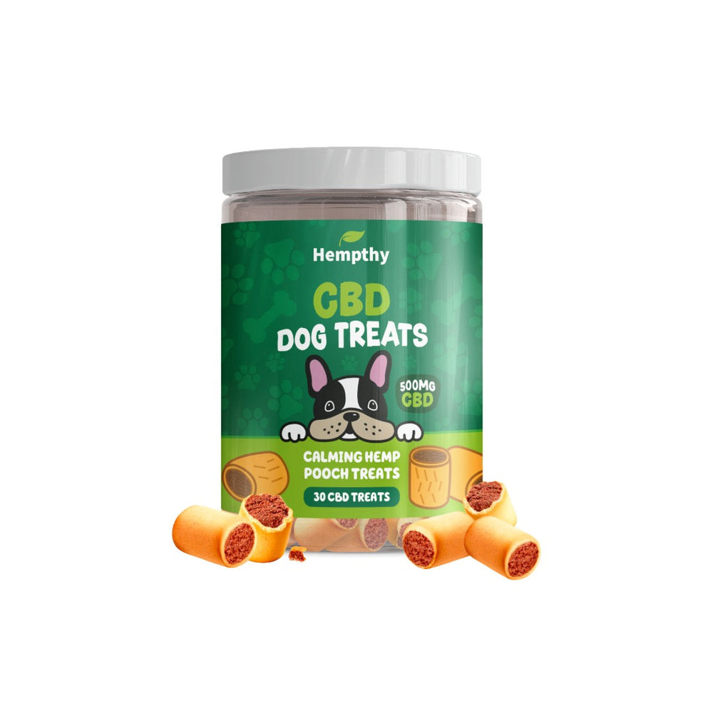 Hempthy 500mg Calming Hemp Dog Treats - 30 Treats | The CBD Hut