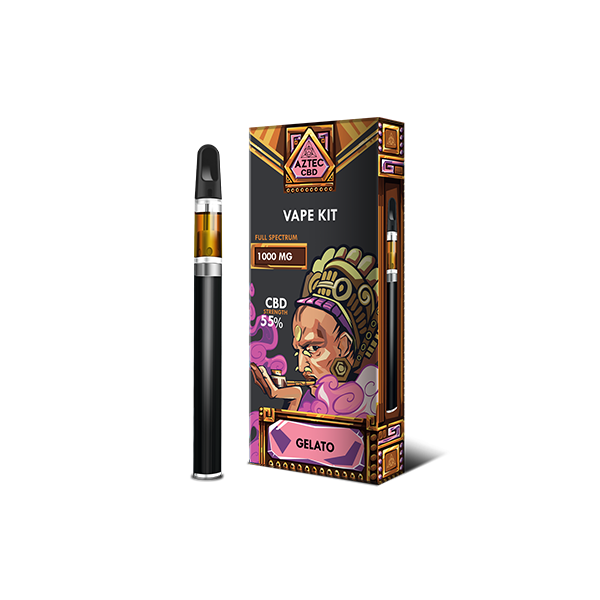 Aztec 1000mg CBD Vape Kit - Gelato | The CBD Hut