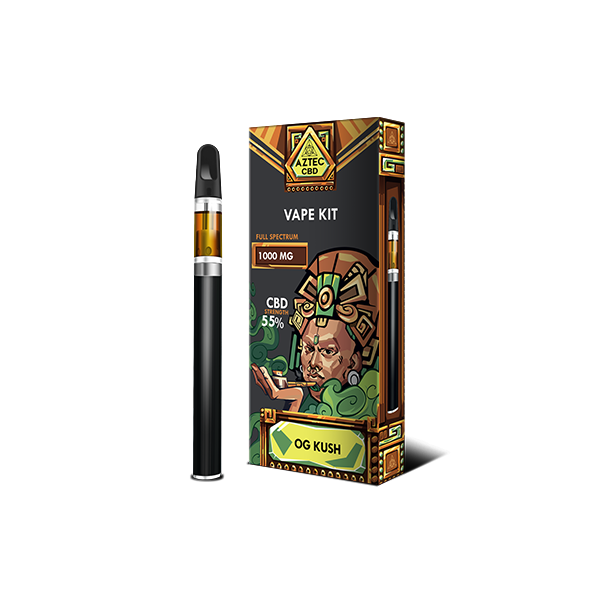 Aztec 1000mg CBD Vape Kit - OG Kush | The CBD Hut