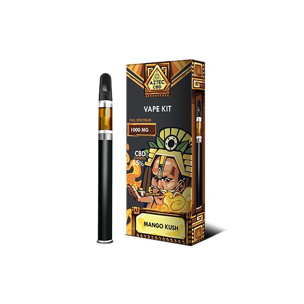Aztec 1000mg CBD Vape Kit - Mango Kush | The CBD Hut