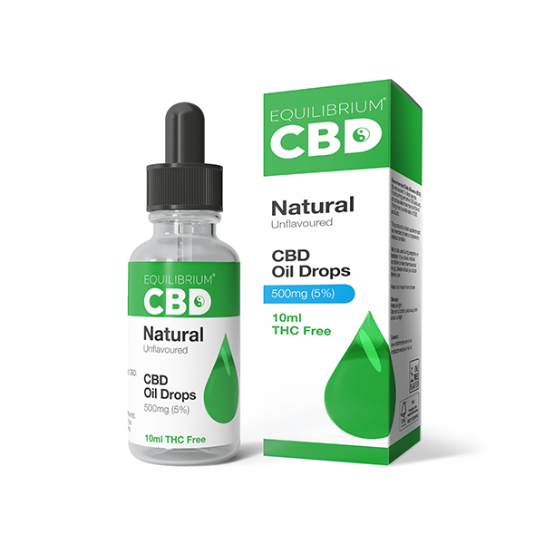 500mg Equilibrium CBD Oil 10ml - Natural Flavour | The CBD Hut