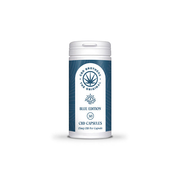 CBD Brothers Blue Edition 750mg CBD/CBDA Capsules - 30 Caps | The CBD Hut