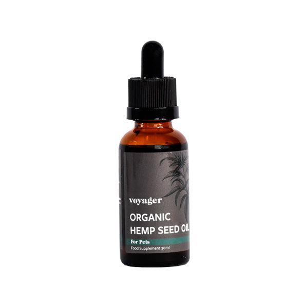 Voyager Pets Organic Hemp Seed Oil - 30ml | The CBD Hut