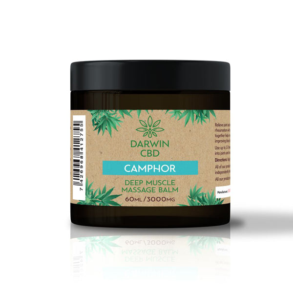 Darwin CBD 3000mg CBD Camphor Massage Balm - 60ml | The CBD Hut