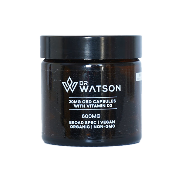 Dr Watson 600mg CBD Capsules - 30 Caps | The CBD Hut