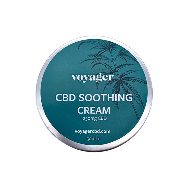 Voyager 250mg CBD Soothing Cream - 50ml | The CBD Hut