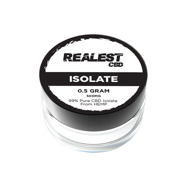 Realest CBD 500mg CBD Isolate - 0.5g (BUY 1 GET 1 FREE) | The CBD Hut