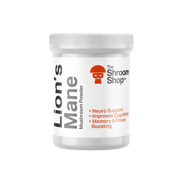 The Shroom Shop Lion's Mane Mushroom 90000mg Powder | The CBD Hut
