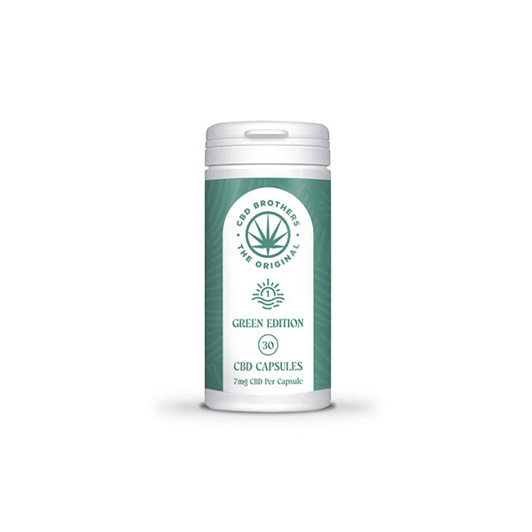 CBD Brothers Green Edition 210mg CBD/CBDA Vegan Capsules - 30 Caps | The CBD Hut