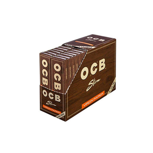 32 OCB King Size SLIM Virgin Papers + TIPS | The CBD Hut