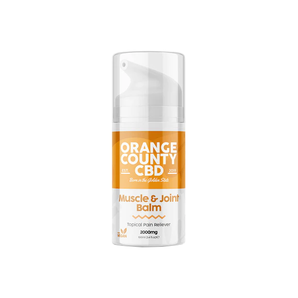 Orange County 2000mg CBD Muscle and Joint Balm - 100ml | The CBD Hut