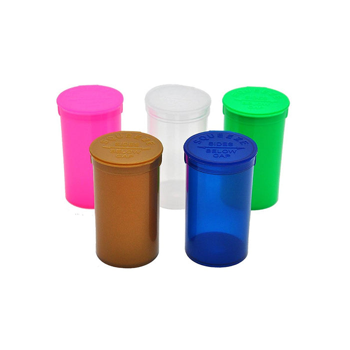Pop Top Storage Bottles - 1/500 (19 Dram) | The CBD Hut