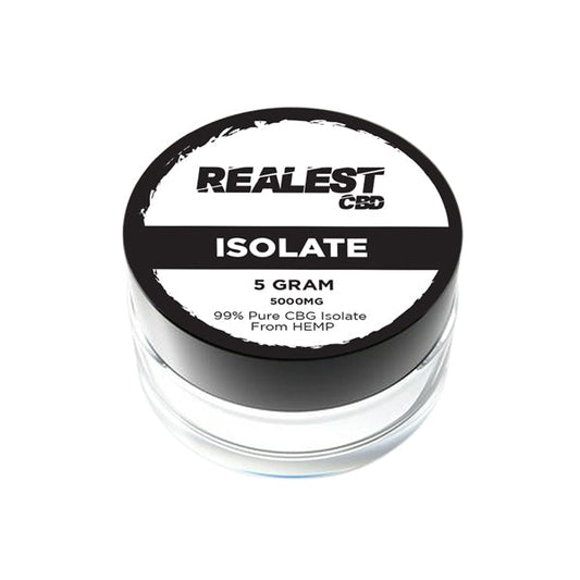 Realest CBD 5000mg CBG Isolate - 5g (BUY 1 GET 1 FREE) | The CBD Hut