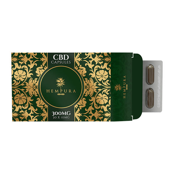 Hempura 300mg Broad Spectrum CBD Capsules - 30 Caps | The CBD Hut