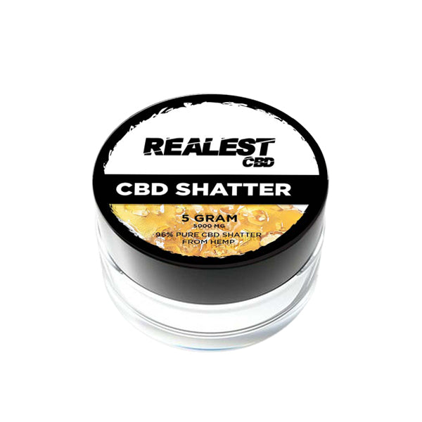 Realest CBD 5000mg CBD Shatter - 5g (BUY 1 GET 1 FREE) | The CBD Hut