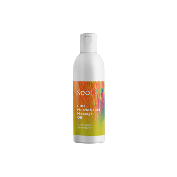 SOOL 500mg Full Spectrum CBD Muscle Relief Massage Oil 200ml (BUY 1 GET 1 FREE) | The CBD Hut