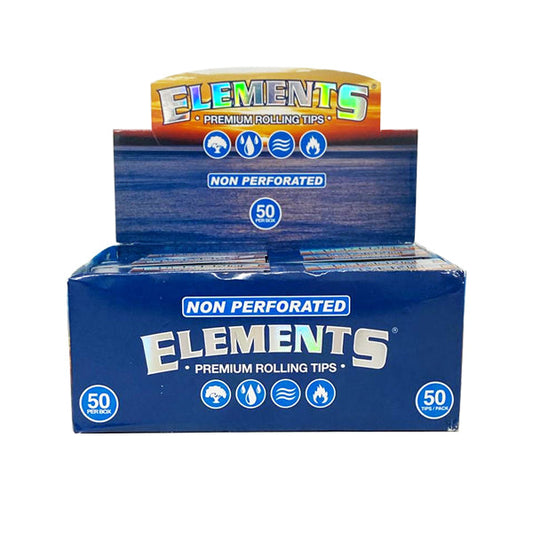 50 Elements Premium Rolling Tips - Non-Perforated | The CBD Hut